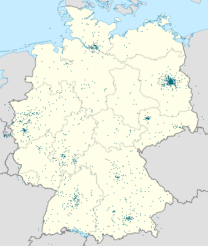 Karte von Deutschland mit Markierungen für die einzelnen Unterstützenden