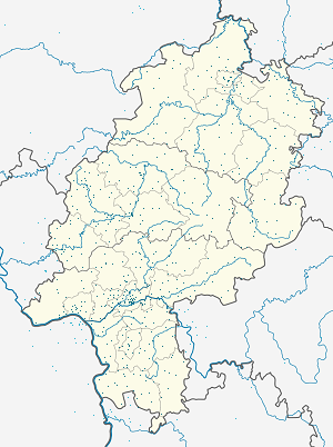 Karta mjesta Hessen s oznakama za svakog pristalicu
