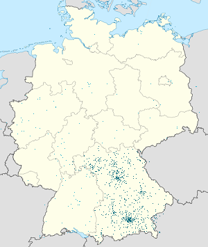 Karte von Deutschland mit Markierungen für die einzelnen Unterstützenden