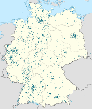 Saksa kartta tunnisteilla jokaiselle kannattajalle