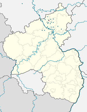 Karta mjesta Breitscheid s oznakama za svakog pristalicu