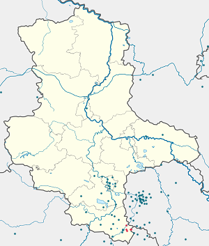 Map of Elsteraue with markings for the individual supporters