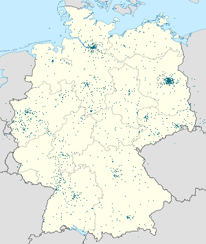 Karte von Deutschland mit Markierungen für die einzelnen Unterstützenden