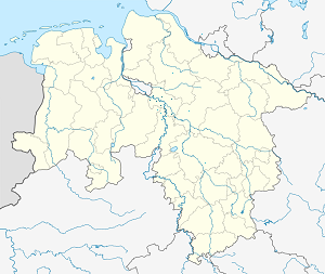 Kaart van Landkreis Verden met markeringen voor elke ondertekenaar