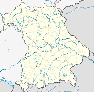 Карта Вюрцбург с тегами для каждого сторонника