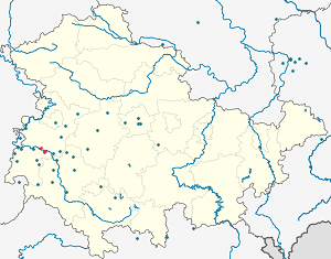 карта з Bad Salzungen з тегами для кожного прихильника
