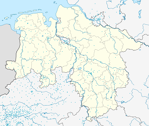 Karte von Borkum mit Markierungen für die einzelnen Unterstützenden