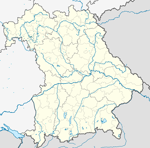 Karta över Landkreis Würzburg med taggar för varje stödjare