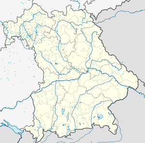 Karta över Würzburg med taggar för varje stödjare