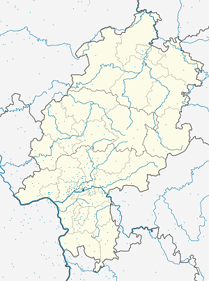 Biresyel destekçiler için işaretli Frankfurt am Main haritası