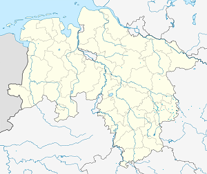 Kort over Helmstedt med tags til hver supporter 