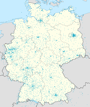 Map of Deutschland with markings for the individual supporters