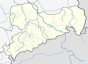 Map of Chemnitz with markings for the individual supporters