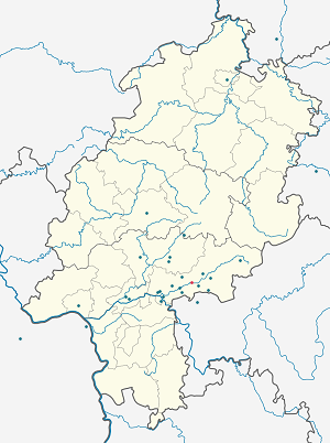 Karte von Gelnhausen mit Markierungen für die einzelnen Unterstützenden