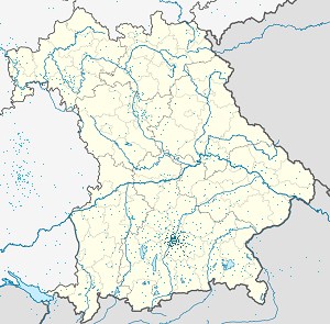 Map of Munich with markings for the individual supporters