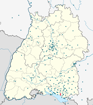 Kaart Friedrichshafen iga toetaja sildiga