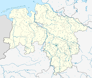Karta mjesta Donja Saska s oznakama za svakog pristalicu