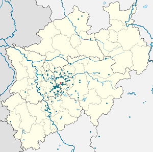 Map of Sprockhövel with markings for the individual supporters