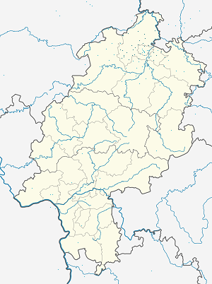 Map of Kassel with markings for the individual supporters