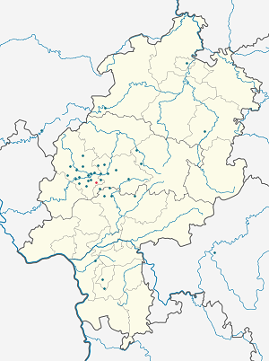 Map of Rechtenbach with markings for the individual supporters