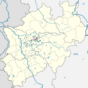 Mappa di Castrop-Rauxel con ogni sostenitore 