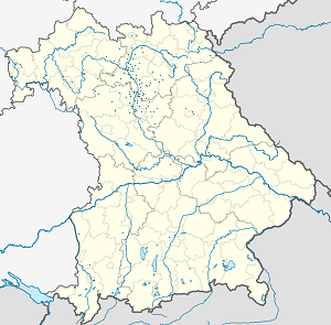 Zemljevid mesta Bavarska z oznakami za vsakega podpornika