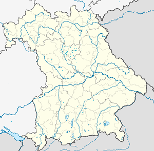 Map of Lauf an der Pegnitz with markings for the individual supporters