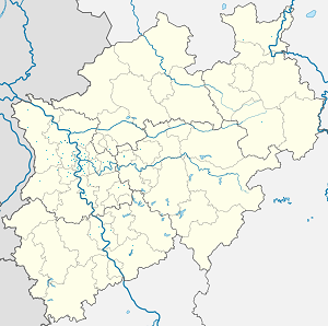 Map of Rheinberg with markings for the individual supporters