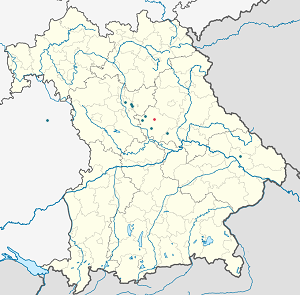 Harta e Neumarkt in der Oberpfalz me shenja për mbështetësit individual 