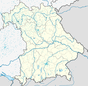 Kort over Würzburg med tags til hver supporter 