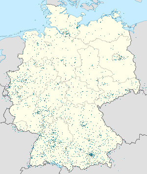 Karte von Deutschland mit Markierungen für die einzelnen Unterstützenden