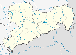 Карта на Кемниц с маркери за всеки поддръжник