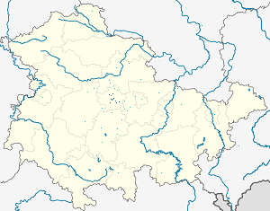 Karta mjesta Erfurt s oznakama za svakog pristalicu