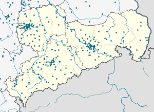 Biresyel destekçiler için işaretli Löbnitz haritası