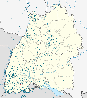 Map of St. Blasien with markings for the individual supporters