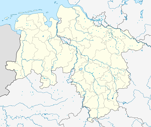 Karte von Landkreis Lüneburg mit Markierungen für die einzelnen Unterstützenden