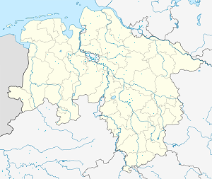 Map of Lilienthal, Lower Saxony with markings for the individual supporters
