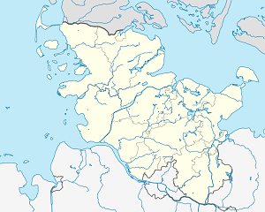 Biresyel destekçiler için işaretli Bordesholm haritası