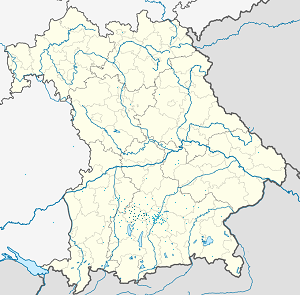 Kart over Landkreis Fürstenfeldbruck med markører for hver supporter