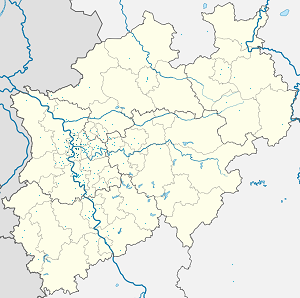 Mappa di Duisburg con ogni sostenitore 
