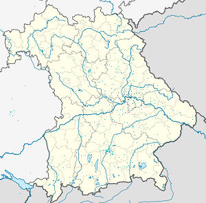 Kort over Landkreis Regensburg med tags til hver supporter 