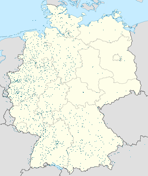 Karte von Deutschland mit Markierungen für die einzelnen Unterstützenden