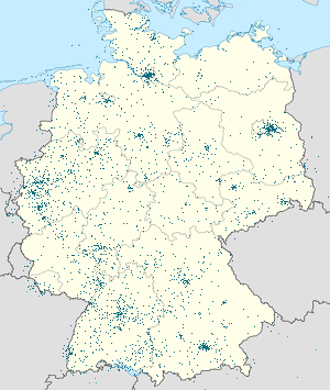 Karte von Deutschland mit Markierungen für die einzelnen Unterstützenden