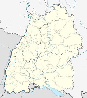 Biresyel destekçiler için işaretli Offenburg haritası