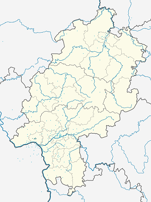 Map of Wiesbaden with markings for the individual supporters