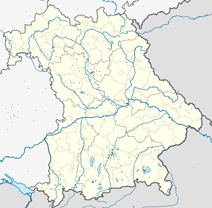 Karte von Bayern mit Markierungen für die einzelnen Unterstützenden