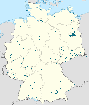 Harta e Gjermania me shenja për mbështetësit individual 