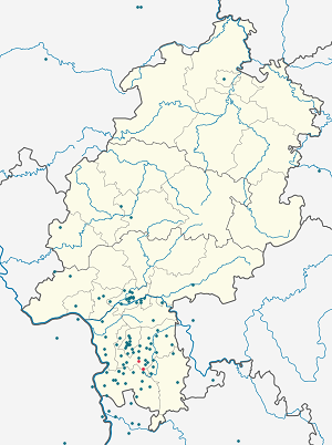 Carte de Modautal avec des marqueurs pour chaque supporter