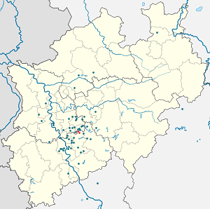 Karte von Wermelskirchen mit Markierungen für die einzelnen Unterstützenden