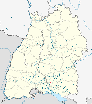 Karte von Wald mit Markierungen für die einzelnen Unterstützenden
